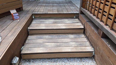 Deck Stairs - Rebuild (July 2023)