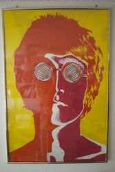 Painting of Andy Warhol's John Lennon