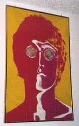 Painting of Andy Warhol's John Lennon