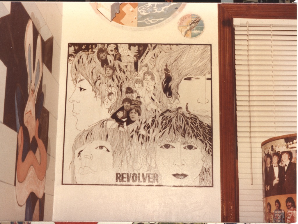 Beatles' Revolver Album Mural