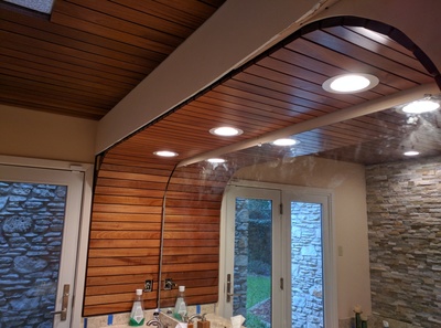 Curved Sink Ceiling