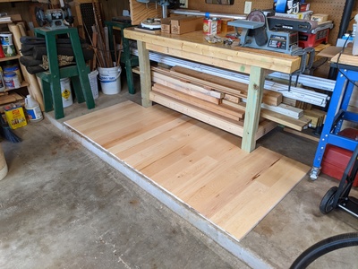 Garage Floor Wood (April 2021)