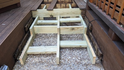 Deck Stairs - Rebuild (July 2023)