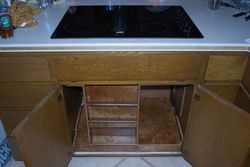 Under Cooktop Shelves (March 2010)